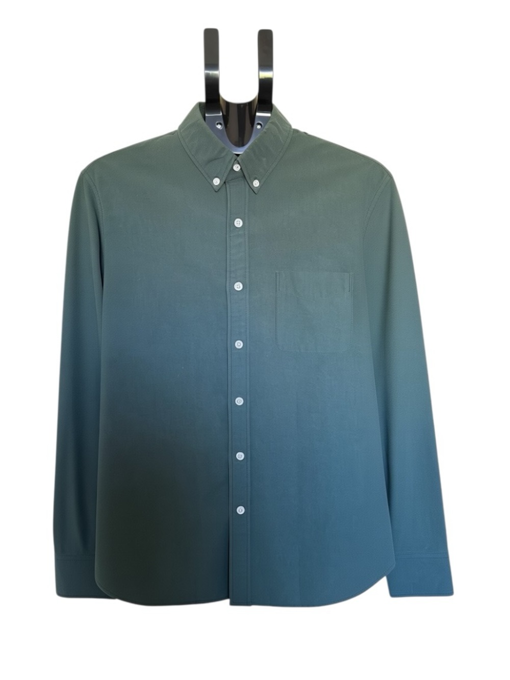 J.Crew Flex Oxford Button-Down Shirt Men's Medium Teal Green  Long Sleeve